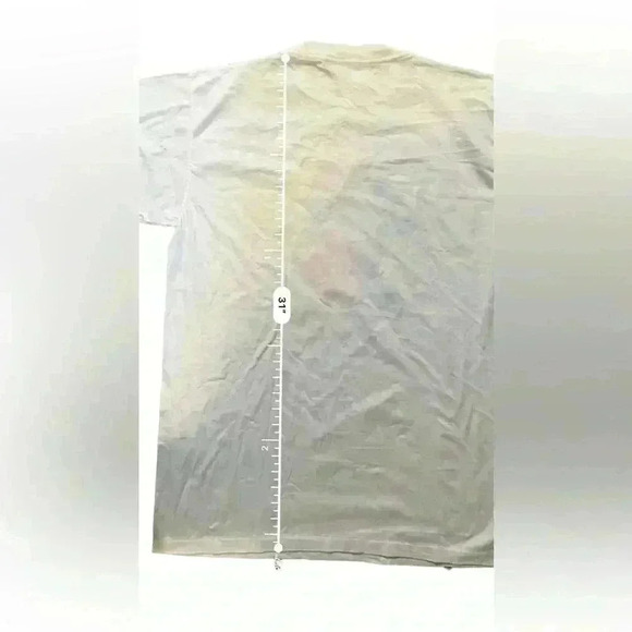 VINTAGE Hang Loose Hawaii Extra Large White Shaka Single Stitch Tshirt 90s - Picture 8 of 8